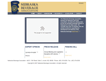 Tablet Screenshot of nebraskabeverageassociation.com